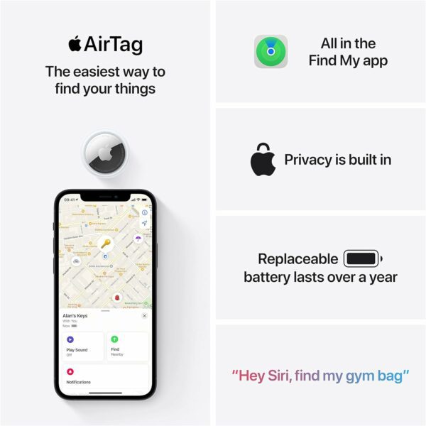 Apple AirTags 4 pack - Image 4